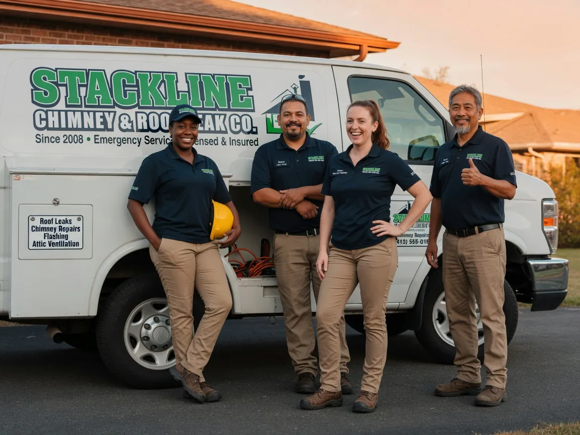 Chimney flashing repair company in Medina, TX
